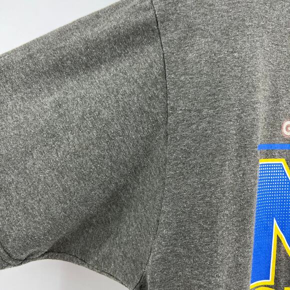 Adidas (L) Gray Golden State 2015 4X NBA Champs Locker Room Edition Go-To Tee - Picture 4 of 9